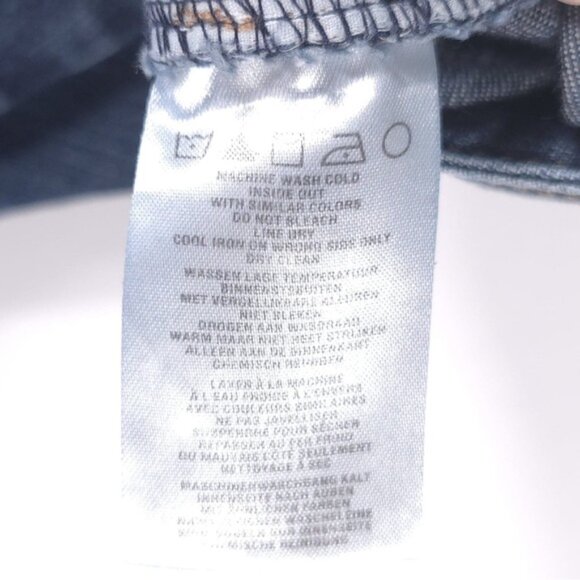 Harley Davidson Semi Flare Straight Mid Rise Jeans Size 8 Long - Picture 14 of 14